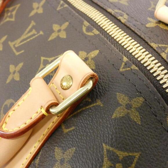 LOUIS VUITTON Brown Monogram Keepall Bandouliere 55 Boston Bag - Picture 6 of 10